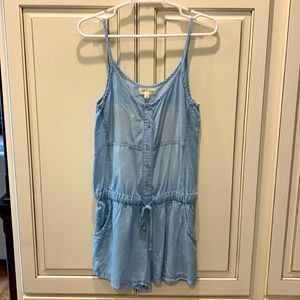Denim romper